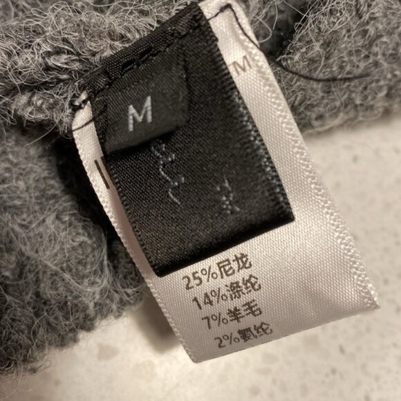 IBELL ZHANG grey gray open weave sweater vest - Picture 3 of 5